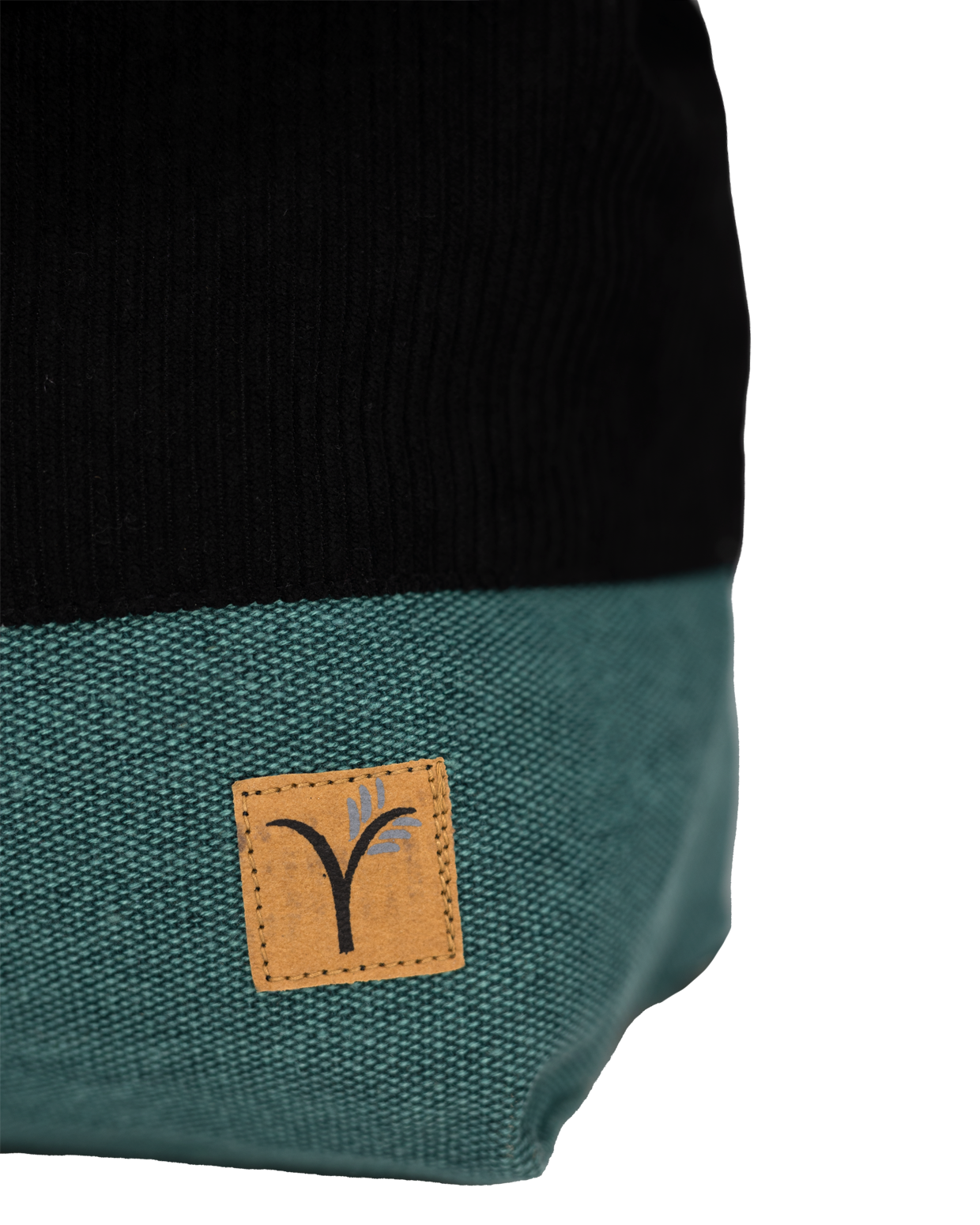 4in1 Tasche Jona - Cord Schwarz / Petrol