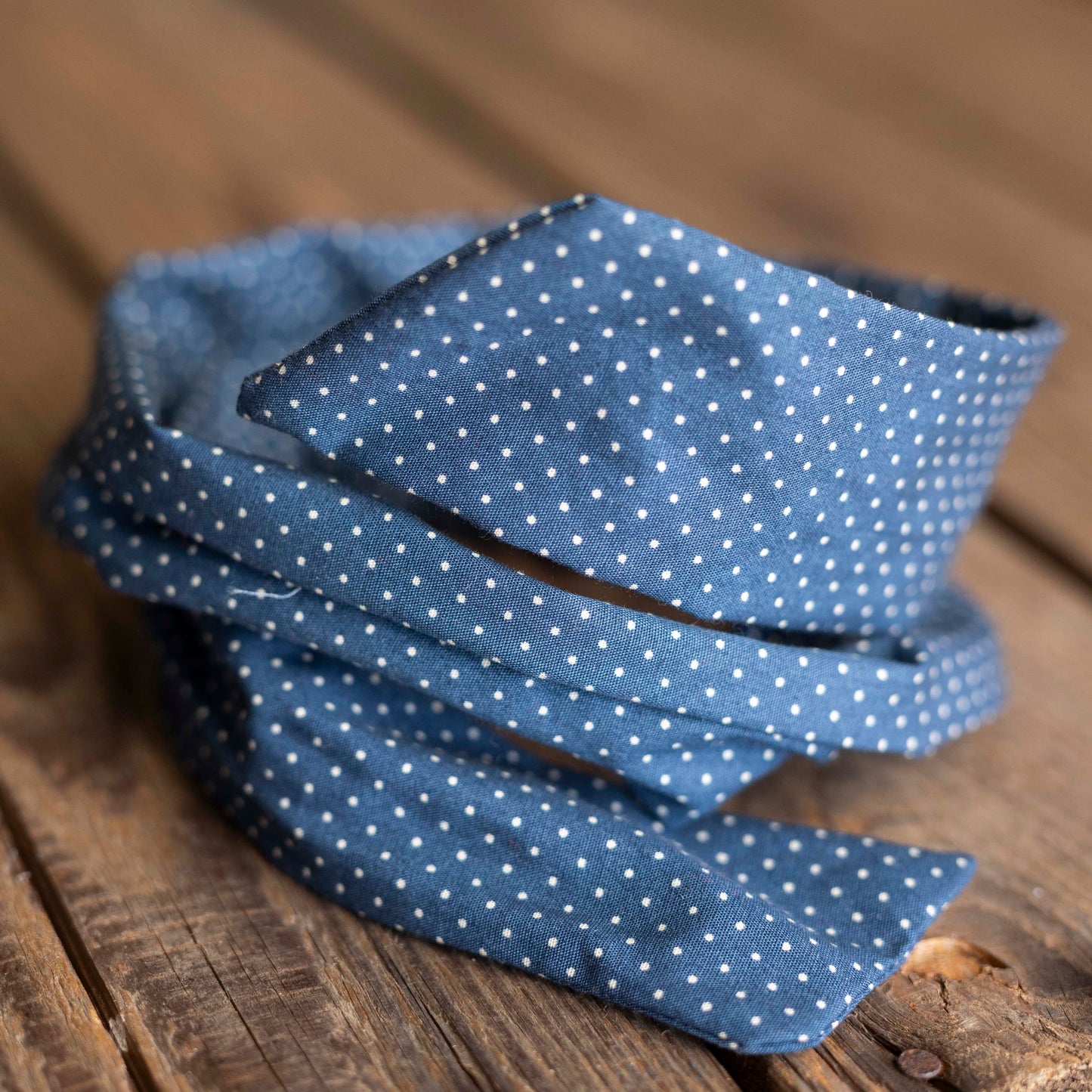 Haarband Blue Polka
