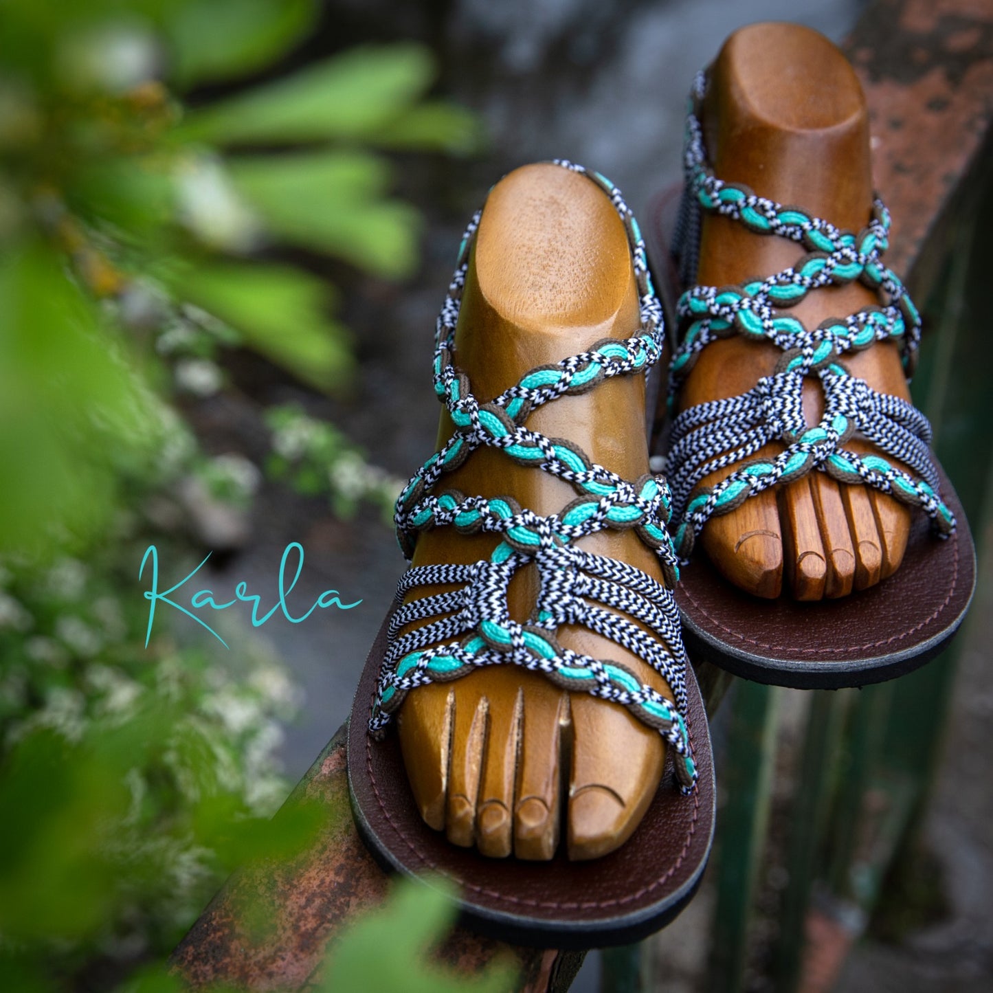 handgemachte Lacys sandalen fair karla