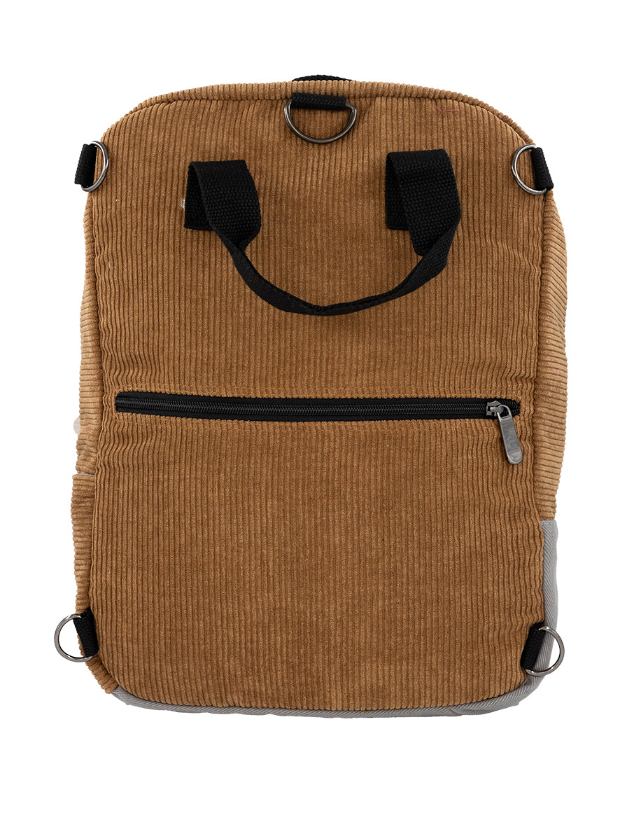 4in1 Tasche Kurt - Braun / Grau